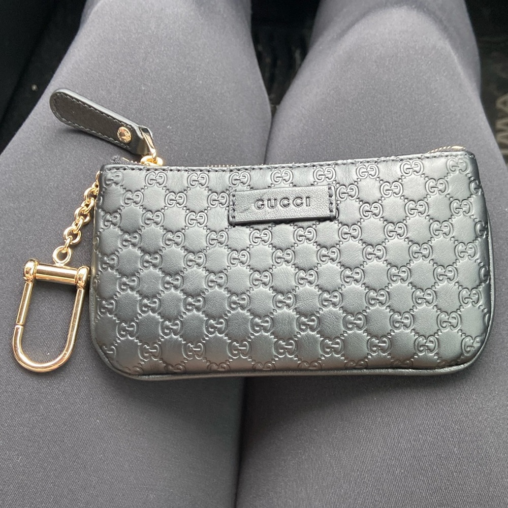 Gucci Key Pouch Microguccissima Pattern Wallet